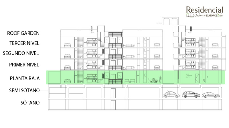 PLANTA ARQUITECTÓNICA PB Info